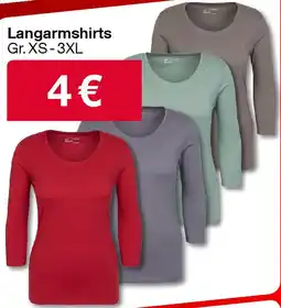 Woolworth Langarmshirts Angebot