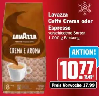 dodenhof Lavazza Caffè Crema oder Espresso Angebot