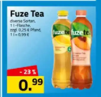 Logo Getränkemarkt Fuze Tea Angebot