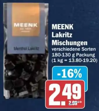 dodenhof MEENK Lakritz Mischungen Angebot