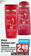 dodenhof Elvital Shampoo oder Spülung Angebot