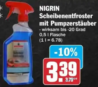 dodenhof NIGRIN Scheibenentfroster mit Pumpzerstäuber Angebot