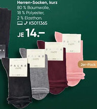 Galeria FALKE Herren-Socken, kurz Angebot