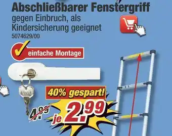 Poco Abschließbarer fenstergriff Angebot