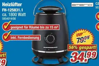 Poco Emerio heizlüfter fh-125831.1 Angebot