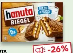 Kaufland Hanuta Riegel Milch & Nuss Angebot