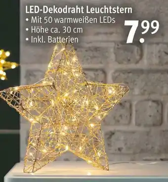 Rossmann Led-dekodraht leuchtstern Angebot