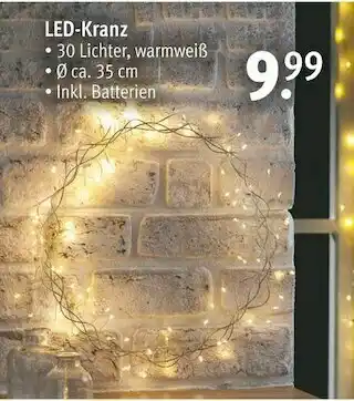 Rossmann Ideenwelt led-kranz Angebot