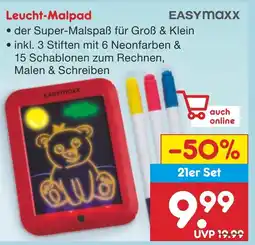 Netto Marken-Discount EASYmaxx Leucht-Malpad Angebot