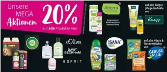 Rossmann Kneipp, alterra, isana kids, air wick, s, oliver, genuss plus unsere mega  aktionen 20 % rabatt Angebot