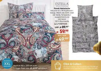 Galeria ESTELLA Flanell-Bettwäsche Angebot