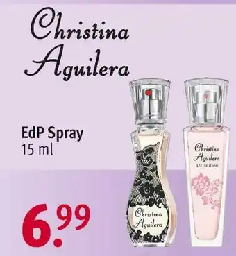 Rossmann Christina aquilera edp spray Angebot