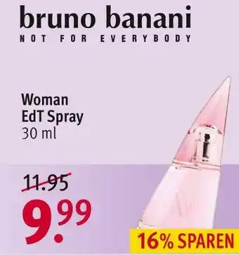 Rossmann Bruno banani woman edt spray Angebot