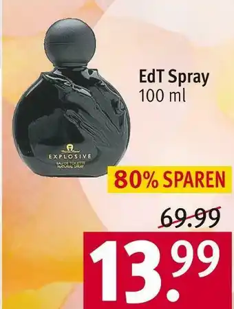 Rossmann Explosive edt spray Angebot