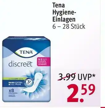Rossmann Tena hygiene-einlagen Angebot