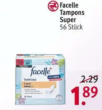 Rossmann Facelle tampons super Angebot