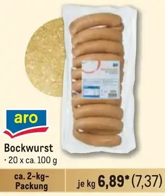 METRO aro Bockwurst Angebot