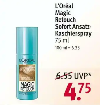 Rossmann L’oréal magic retouch sofort ansatz-kaschierspray Angebot