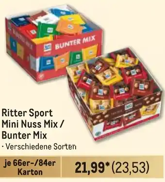 METRO Ritter Sport Mini Nuss Mix / Bunter Mix Angebot