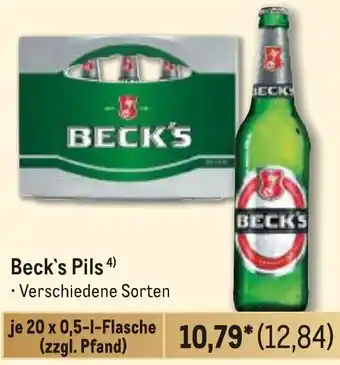 METRO Beck's Pils Angebot