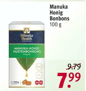 Rossmann Manuka honig bonbons Angebot