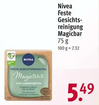 Rossmann Nivea feste gesichtsreinigung magicbar Angebot