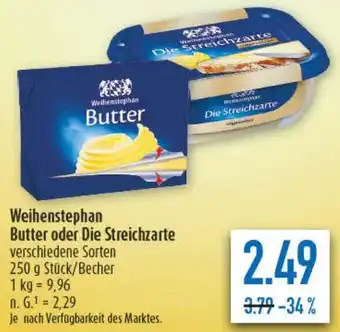 diska Weihenstephan Butter oder Die Streichzarte Angebot