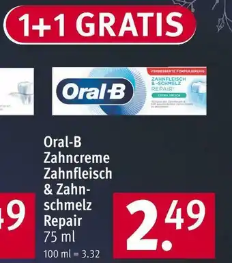 Rossmann Oral-b zahncreme zahnfleisch & zahnschmelz repair Angebot