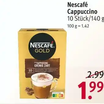 Rossmann Nescafé cappuccino Angebot