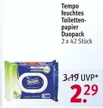 Rossmann Tempo feuchtes toilettenpapier Angebot