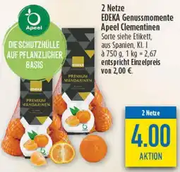 diska EDEKA Genussmomente Apeel Clementinen Angebot