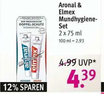 Rossmann Aronal und elmex mundhygiene-set Angebot