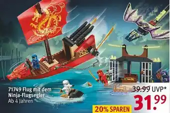 Rossmann 71749 flug mit dem ninja-flugsegler Angebot