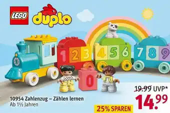 Rossmann Lego duplo 10954 zahlenzug – zählen lernen Angebot