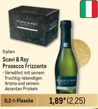 METRO Italien Scavi & Ray Prosecco Frizzante Angebot