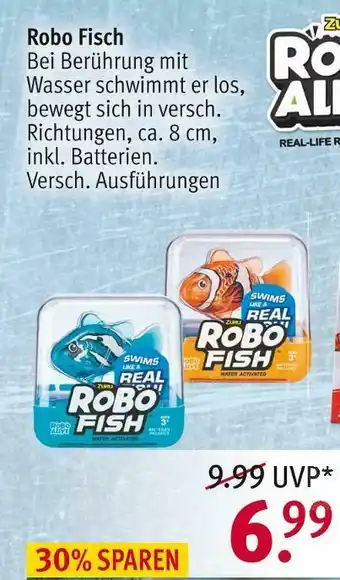 Rossmann Robo fisch Angebot