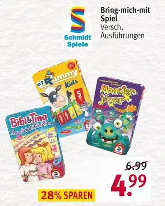 Rossmann Bring-mich-mit spiel Angebot