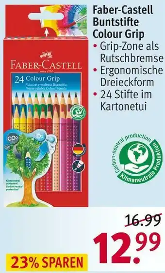 Rossmann Faber-castell buntstifte colour grip Angebot