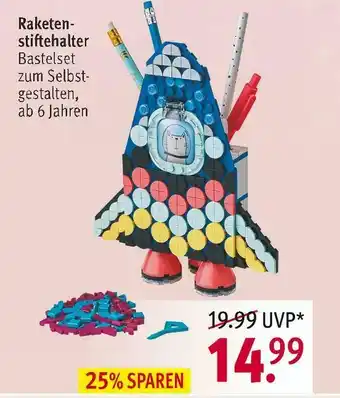 Rossmann Lego dots raketenstiftehalter Angebot