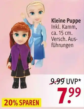 Rossmann Kleine puppe Angebot