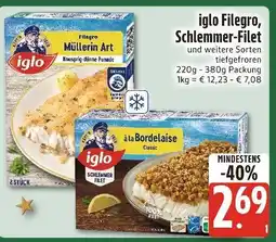 Edeka Iglo filegro oder schlemmer-filet Angebot