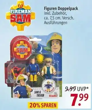 Rossmann Fireman sam figuren doppelpack Angebot