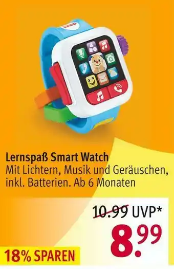 Rossmann Lernspaß smart watch Angebot