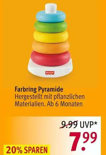 Rossmann Fisher price farbring pyramide Angebot