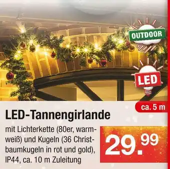 Zimmermann Led-tannengirlande Angebot