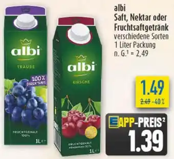 diska albi Saft, Nektar oder Fruchtsaftgetränk Angebot