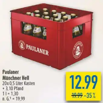 diska Paulaner Münchner Hell Angebot