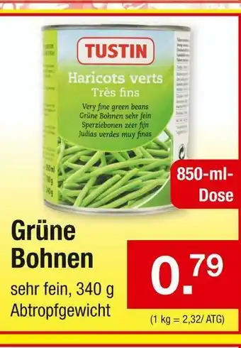 Zimmermann Grüne bohnen Angebot