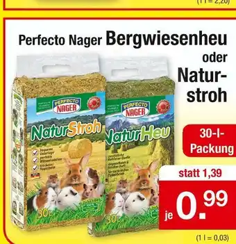 Zimmermann Perfecto nager bergwiesenheu oder naturstroh Angebot