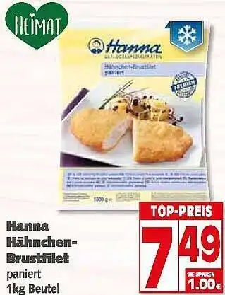 Elli Markt Hanna Hähnchen Brustfilet 1kg Beutel Angebot